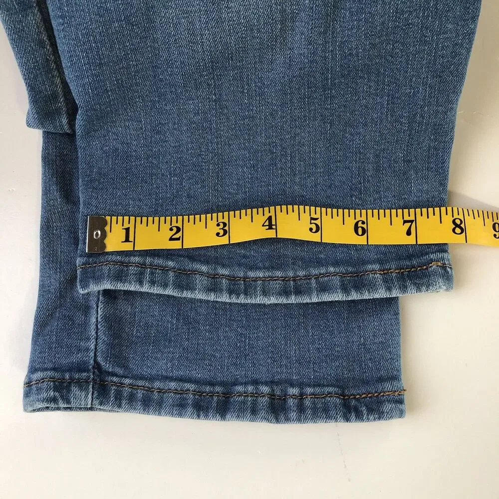 Levis 514 Men 36x29.5 Straight Leg Flex Denim Jeans Medium Light Wash 00514-1286